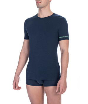 Bikkembergs Black Cotton T-Shirt