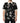 Dolce &amp; Gabbana Black Printed Silk Short Sleeves Casual Shirt
