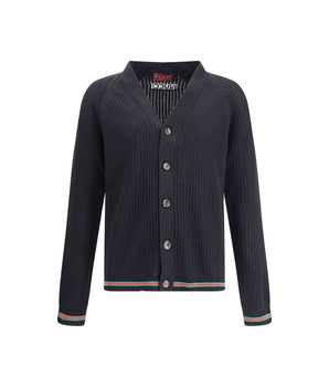 Gucci black cotton cardigan