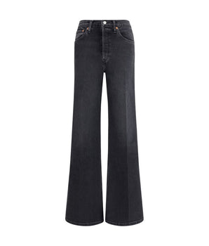 RE/DONE Black Cotton Jeans Denim
