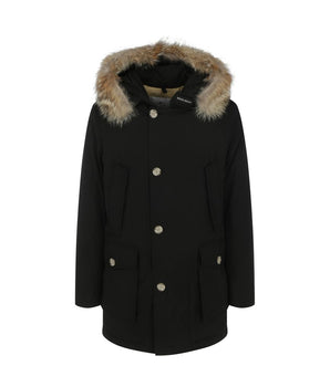 Woolrich Black Cotton Parka