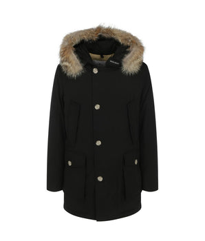 Woolrich Black Cotton Parka