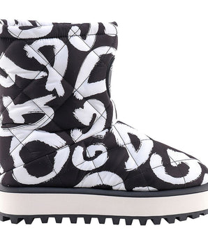 Dolce &amp; Gabbana Black Nylon Men's Boots