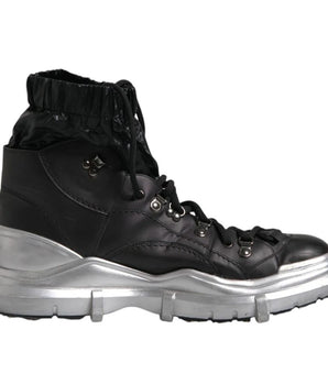 Bota Dolce &amp; Gabbana Black Lambskin Men Ankle Boot