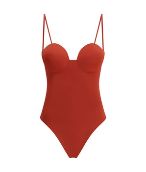 Magda Butrym Orange Polyamide One-Piece Swimsuit