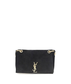 Saint Laurent Black Calf Leather Bos Taurus Shoulder Bag
