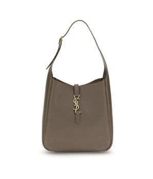 Saint Laurent Brown Calf Leather Bos Taurus Shoulder Bag