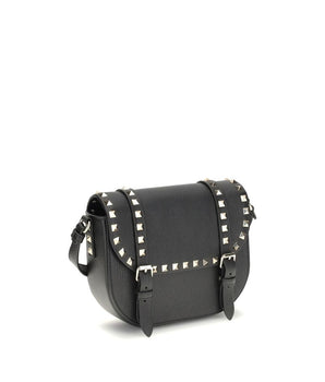 Valentino Garavani Beige Calf Leather Bos Taurus Shoulder Bag