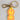 Dolce & Gabbana Yellow Rubber Gold Tone Metal DG Logo Keyring Keychain