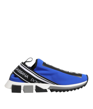 Dolce &amp; Gabbana Blue Logo Low Top Sorrento Tennis Shoes
