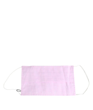 Dolce &amp; Gabbana Pink Cotton Logo Elastic Ear Strap Face Mask