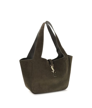 Saint Laurent Green Calf Leather Bos Taurus Shoulder Bag