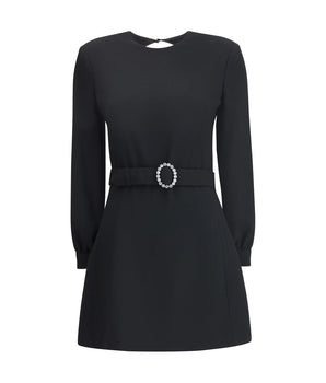 Saint Laurent Black Viscose Cocktail Dress