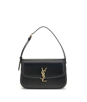 Saint Laurent Black Calf Leather Bos Taurus Shoulder Bag