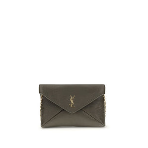 Saint Laurent Cassandre chain Clutch Bag