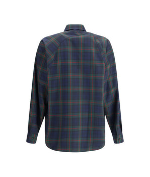 Alexander McQueen Green Polyester Pattern Shirt