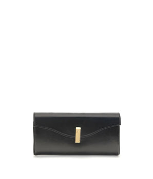 Giuseppe Zanotti Black Leather Clutch Bag