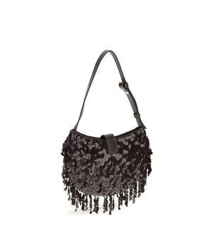 Staud Brown Polyester Shoulder Bag