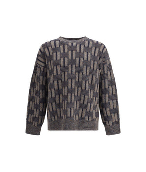 Giorgio Armani Multicolor Wool Sweatshirt