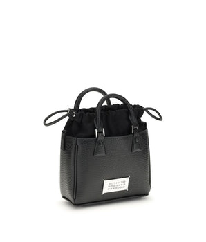 Margiela Black Calf Leather Bos Taurus Shoulder Bag