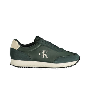 Calvin Klein Green Polyester Sneaker