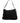 Dolce &amp; Gabbana Black Cashmere Knitted Leather Shoulder Women Borse Bag