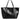 Dolce & Gabbana Black Leather Miss Escape Shopping Tote Women Borse Bag