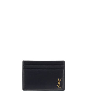 Saint Laurent Black Calf Leather Bos Taurus Wallet