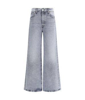 Mother Denim Gray Cotton Jeans Denim