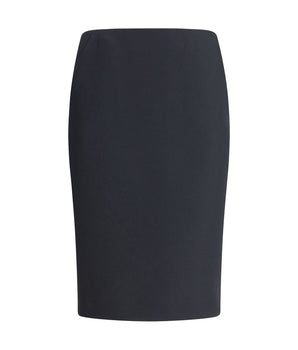 Giorgio Armani Black Recycled Polyester Midi Skirt