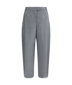 Giorgio Armani Gray Silk Casual Pants