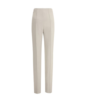 Giorgio Armani Gray Viscose Casual Pants