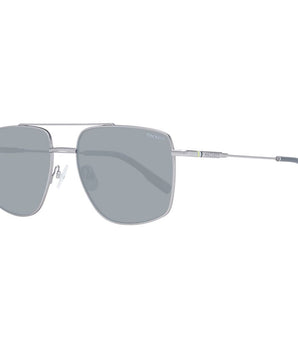 Hackett Gray Metal Sunglasses