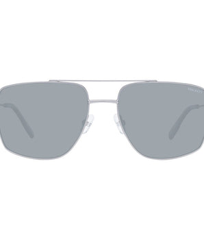 Hackett Gray Metal Sunglasses