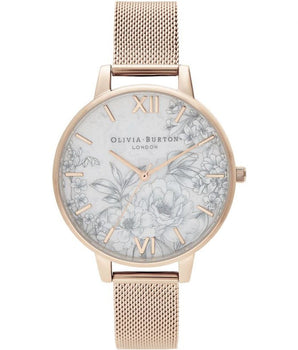 Olivia Burton Multicolor Stainless Steel Dress Watch