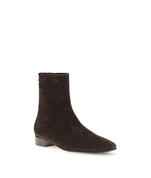 Carel Paris Brown Leather Ankle Boots
