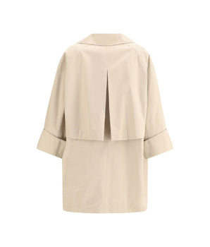 Brunello Cucinelli Beige Cotton Coat