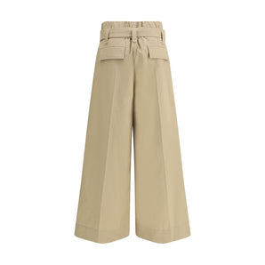Brunello Cucinelli Pleated crop Pants