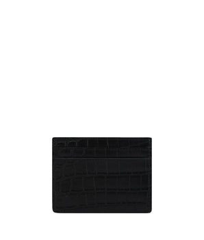 Saint Laurent Black Calf Leather Bos Taurus Wallet
