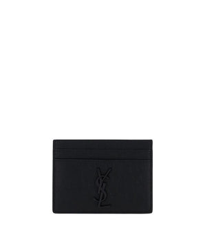Saint Laurent Black Lamb Ovis Aries Aries Wallet