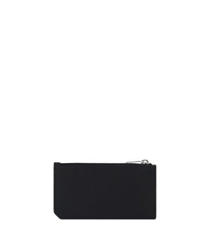 Saint Laurent Black Calf Leather Bos Taurus Wallet