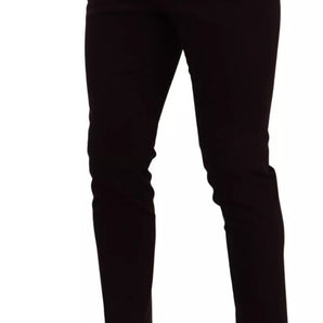 Dolce & Gabbana Bordeaux Cotton Stretch Skinny Trouser