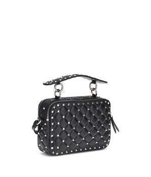 Valentino Garavani Black Lamb Ovis Aries Aries Shoulder Bag