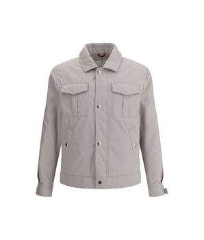 Brunello Cucinelli white polyamide jacket