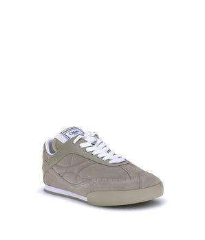 Chloé Beige Calf Leather Bos Taurus Low Top Sneakers