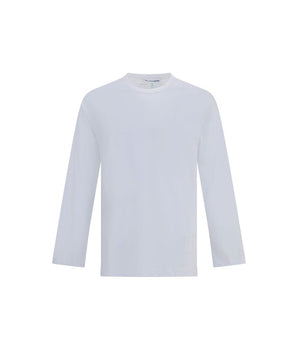 Comme Des Garçons White Cotton Long Sleeve T-Shirt