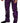 Dolce &amp; Gabbana Purple Metallic Nylon Straight Trouser Pants