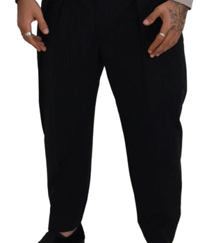 Dolce &amp; Gabbana Black CottonStretch Loose DenimTrouser Jeans