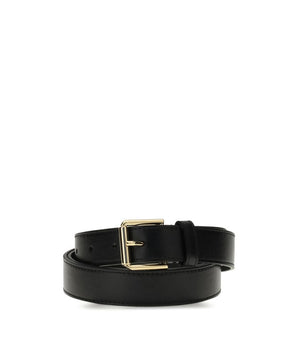 Givenchy Black Calf Leather Bos Taurus Regular Belt