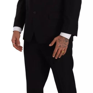 Domenico Tagliente Blue Polyester Single Breasted Formal 2 Piece Suit